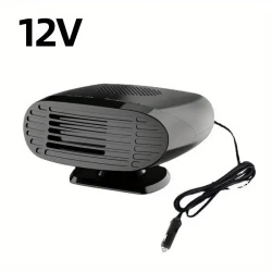 Car Heater DC12V/24V - Windshield Defogger & Defroster with 2-Speed Adjustable Rotation for Winter