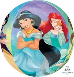 Foil Balloon - Orbz XL Disney Princesses Once Upon A Time - 38cm x 40cm