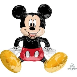 Foil Balloon - Mickey Mouse Sitting Balloon - 45 x 45cm