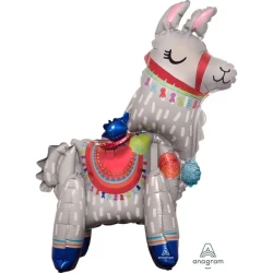 Foil Balloon - Multi-Balloon Standing Llama (58cm)