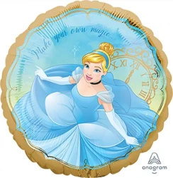 Foil Balloon - 45cm Standard Hx Cinderella Once Upon A Time