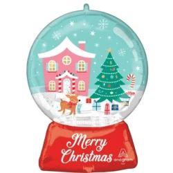 Balloon - SuperShape Nostalgic Merry Christmas Wonderland Snow Globe