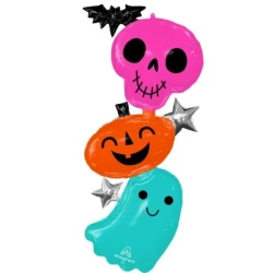 Multi-Balloon Colourful & Creepy Halloween Characters