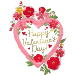 SuperShape XL Happy Valentine's Day Floral