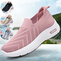 Women's Casual Mesh Slip-On Sneakers