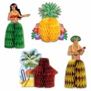 Mini Centrepieces Luau - Pack of 4