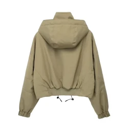 Women's Fashion Hooded Short Jacket