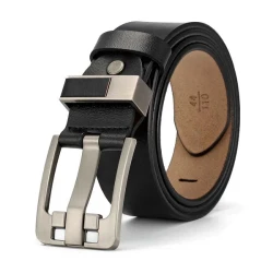 Men's Pin Buckle Leather Belt