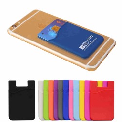 Silicone Mobile Phone Back Pasted Card Holder