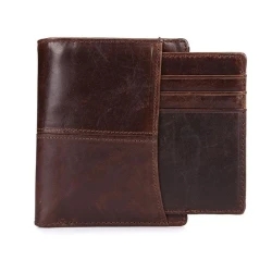 Vintage Leather Large Capacity SIM Card Holder Wallet