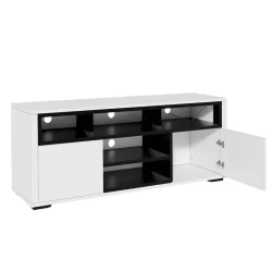 LED TV Stand Cabinet 60" - High Gloss Entertainment Center Media Console