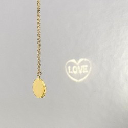 Projection Necklace I Love You