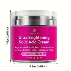 1.7 FL.OZ/50 ML Ultra Brightening Kojic Acid Cream With Glycolic Acid