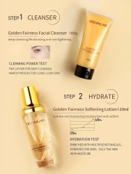 Golden Skin Luxury 9-Piece Skincare Set for Women