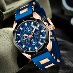 2024 New Fashion Men's Watch. Chronograph Calendar luminous Quartzwatch