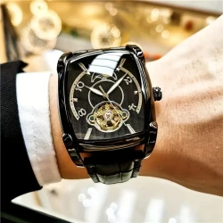 Mens Square Mechanical Watch