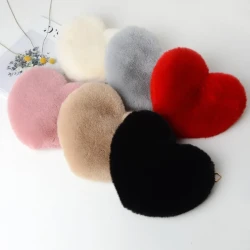 Love Bags For Women Plush Chain Shoulder Bags Valentine's Day Party Bag