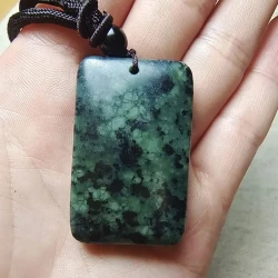 Natural Tibetan Jade Pendant Necklace