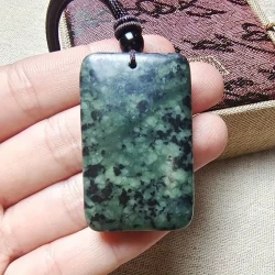 Natural Tibetan Jade Pendant Necklace