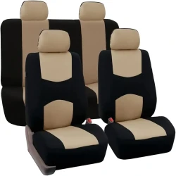 5-Seat Universal Car Seat Covers - Premium Waterproof Polyester Protector for Cars, Trucks, SUVs