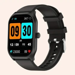 Smart Watch with 2.01 Inch Square Screen - Answer & Make Calls, Message Push, 100+ Sports Modes, Fitness Tracker, Pedometer, Music Control, Outdoor Smartwatch for Android and iOS