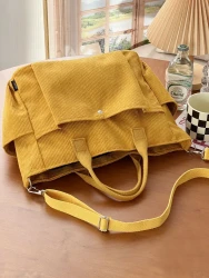 Thick Corduroy Shoulder Bags