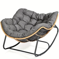 Outdoor Patio Rocking Chair - Royal Papasan with Cushion