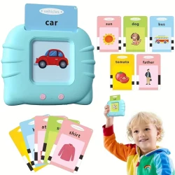 Interactive Flash Card Toy - 112 Double-Sided Talking Cards