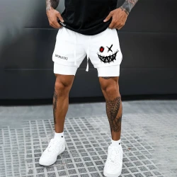 Men's Smiley Shorts Performance Shorts