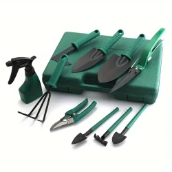 10pcs Ultimate Gardening Companion Set - Stainless Steel Tools