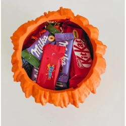 Halloween Pumpkin Candy Bowl