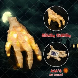 Electric Luminous Crawling Hand Animated Decoration