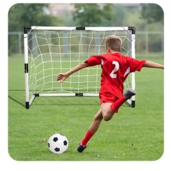 Children's Indoor Outdoor Football Goal Frame Portable Detachable Football Gantry Toy