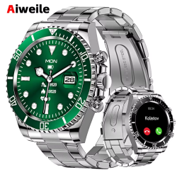 Aiweile AW12 Smart Watch Men 2024 High-end Men's Smartwatch Luxury Bluetooth Call Sports Fitness Wristwatch for Android IOS fitï»¿