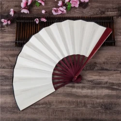 Double-sided silk fan