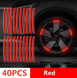 Car Wheel Hub Reflective Stripes