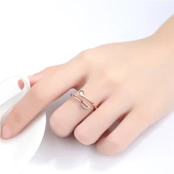 Luxury Jewelry Adjustable Music Rings