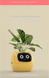 Planter with 49 Expressions, 7 Sensors, and AI for Easy Plant Care.