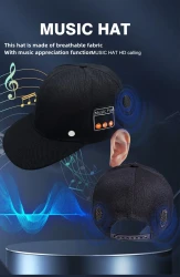 Bluetooth-compatible Music Hat Tennis Music Listening