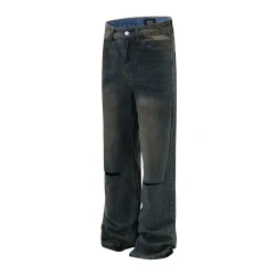 Make Old Ripped Dirty Denim Trousers For Men