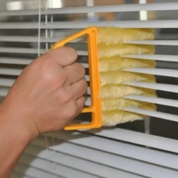 Washable Microfiber Window Cleaning Brushes for Blinds & Dust Collection