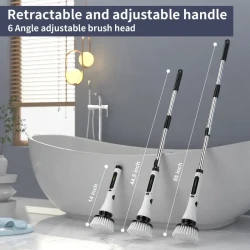 8-Head Cordless Electric Spin Scrubber