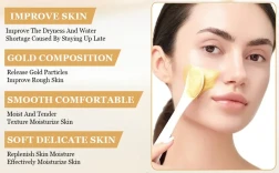 98.4 Golden Peel Off Face Mask - Hydrate and Moisturize-Deep Cleansing And Improves elasticity - Moisturizing Skin Mask Perfect for All Skin Types