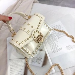 New Fashion Rivet Transparent Women's Bag