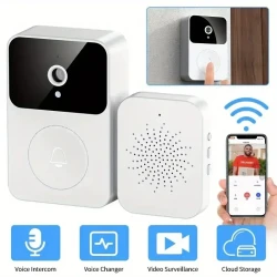 Wireless Video Doorbell with Camera - WiFi, Wide Angle, 2-Way Audio