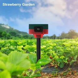 360° Solar Animal Repeller Alarm - Induction with 13 Effects and Recording