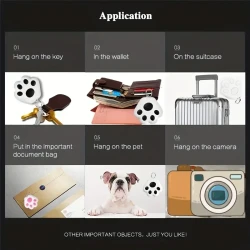 Mini Smart Dog Pets BT 5.0 GPS Tracker - Anti-Lost Alarm Tag