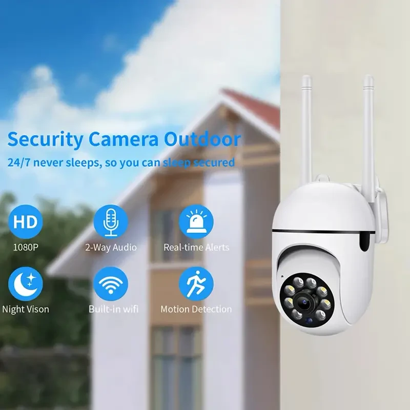 Outdoor Wireless IP Surveillance Camera - 1080P WiFi Security Monitor