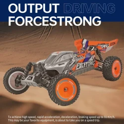 WLtoys 124010 4WD Remote Control Off-Road Car - 55KM/H High Speed