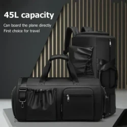 High Quality Waterproof Suit Bag For Men Large Capacity Travel Bag With Shoe Compartment Dry And Wet Separation Travel Organizer